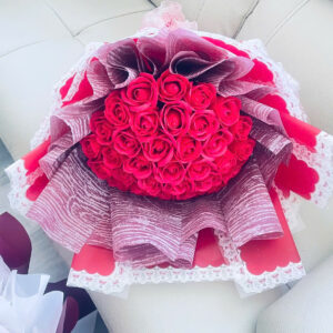 Soap flower bouquet 31
